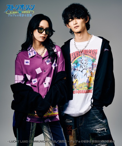 glamb(グラム)の「E・Costello’s Stand Shirt(シャツ/ブラウス・メンズ・パープル/ブラック・XL/S/M/L)」の6枚目の写真