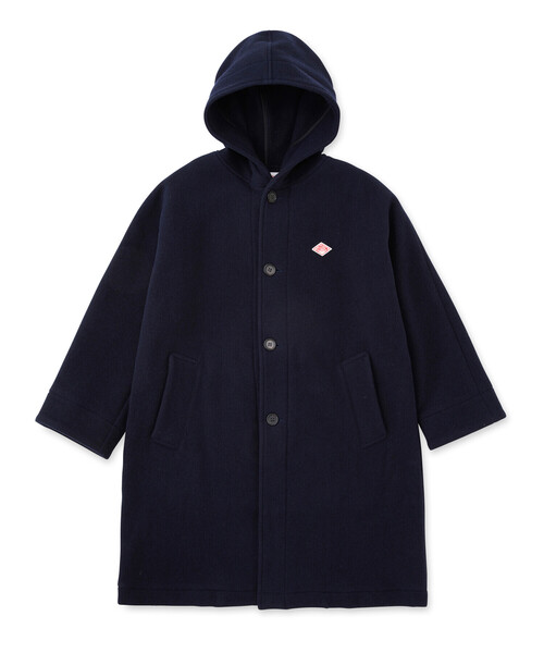 WOMEN'S WOOL LIGHT PILE HOODED COAT（ダッフルコート）｜DANTON