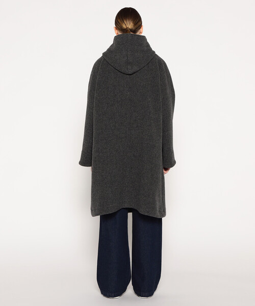WOMEN'S WOOL LIGHT PILE HOODED COAT（ダッフルコート）｜DANTON