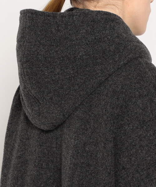 WOMEN'S WOOL LIGHT PILE HOODED COAT（ダッフルコート）｜DANTON
