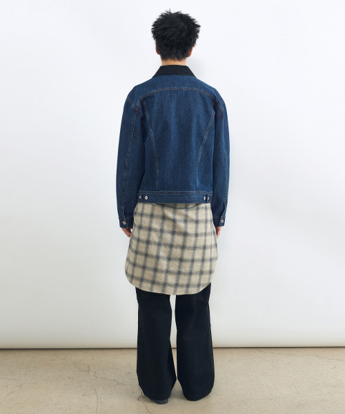 INSILENCE(インサイロンス)の「コントラストカラー ストームトラッカー BLUE(デニムジャケット・レディース・その他・SMALL/MEDIUM/LARGE)」の4枚目の写真