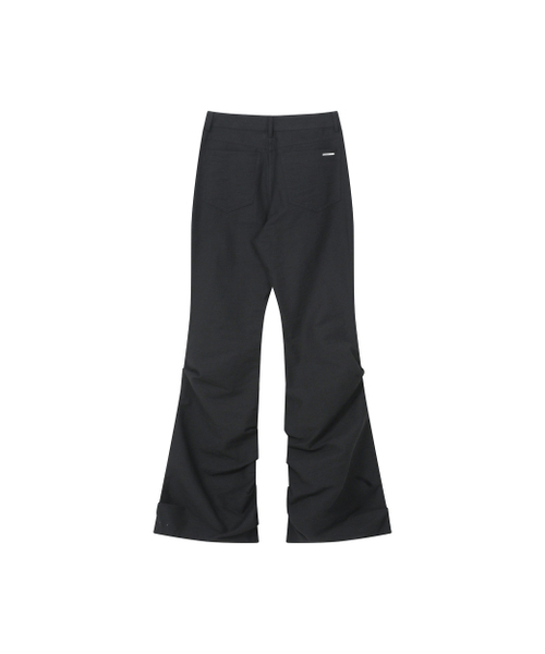 セール】コットンシャーリングブーツカットパンツ BLACK（その他パンツ
