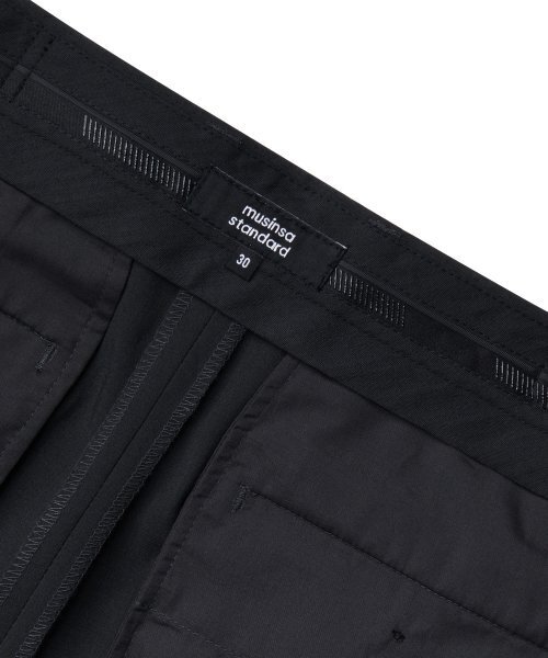 MUSINSA STANDARD（ムシンサスタンダード）の「[クールタンダード] リアルワイドヒドンバンディングスラックス [グレー]（スラックス・メンズ・その他・40/33/26/27/28/29/38/42/36/32/30/31/34）」の11枚目の写真