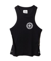 PUNCH DRUNK PARTIES（パンチドランクパーティーズ）の「Mothers Worry Tank Top BLACK (W)（Tシャツ/カットソー）」