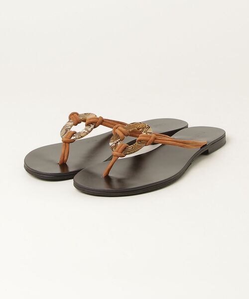 週末値下げLAOCOONTE Ava Suede Square サンダル38 セール/ブランド古着】LAOCOONTE｜ラオコンテのシューズ（ブラウン
