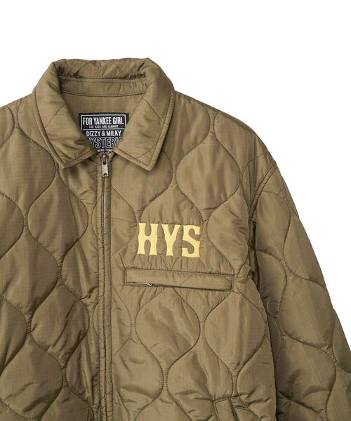 専用 HYSTERIC GLAMOUR 刺繍キルティングミリタリージャケット M 専用 HYSTERIC GLAMOUR 刺繍キルティングミリタリージャケット M