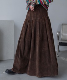 VACANCY（ヴァカンシー）の「ストーンウォッシュ加工プリーツコーデュロイスカート（スカート）」