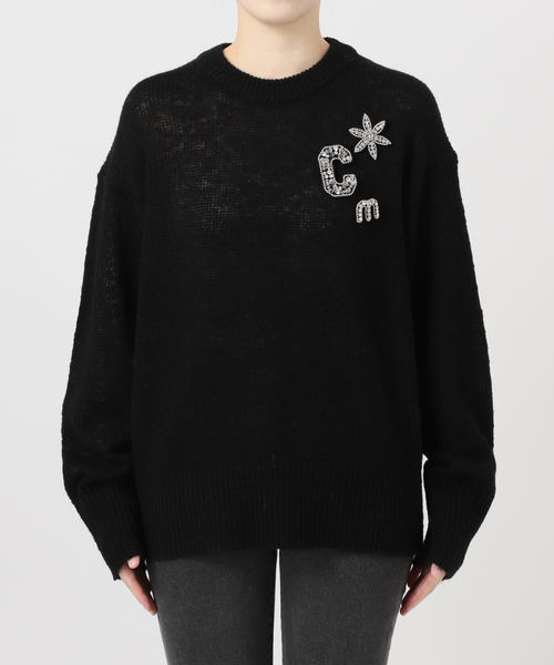 ブローチ付き］ブローチセットプルオーバー（ニット/セーター