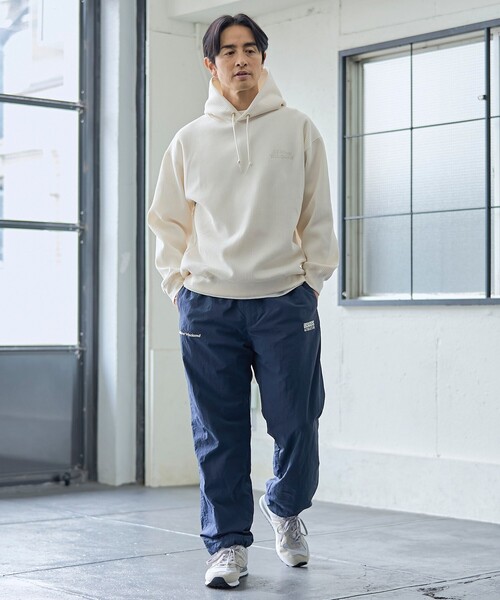 coen(コーエン)の「SOLOTEX(R)ヘビーワッフルパーカー(パーカー・メンズ・オフホワイト/ライトブルー/オリーブ/ブラック・XL/L/M/S)」の11枚目の写真