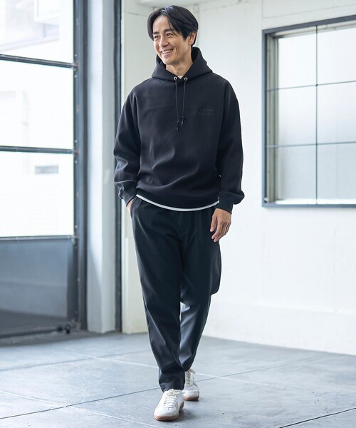 coen(コーエン)の「SOLOTEX(R)ヘビーワッフルパーカー(パーカー・メンズ・オフホワイト/ライトブルー/オリーブ/ブラック・XL/L/M/S)」の16枚目の写真