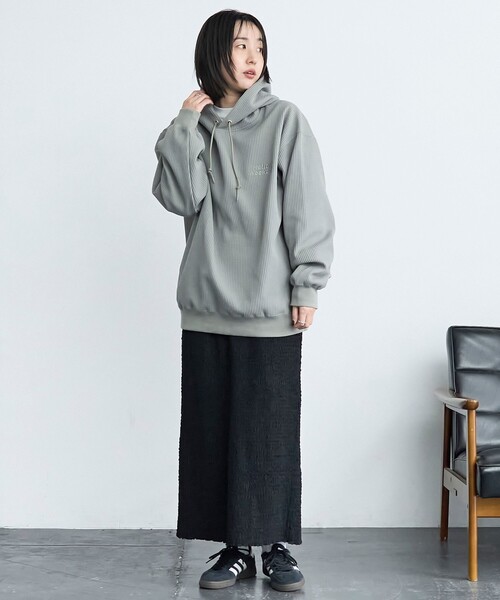 coen(コーエン)の「SOLOTEX(R)ヘビーワッフルパーカー(パーカー・メンズ・オフホワイト/ライトブルー/オリーブ/ブラック・XL/L/M/S)」の20枚目の写真