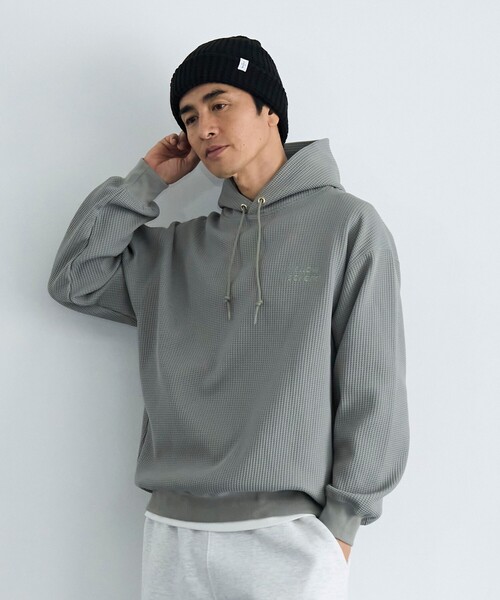 coen(コーエン)の「SOLOTEX(R)ヘビーワッフルパーカー(パーカー・メンズ・オフホワイト/ライトブルー/オリーブ/ブラック・XL/L/M/S)」の22枚目の写真