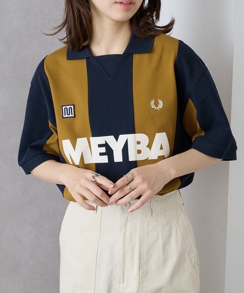 FRED PERRY（フレッドペリー）の「【FRED PERRY】MEYBA CUT AND SEW POLO SHIRT ゲームシャツ サッカー SM2160（ポロシャツ・メンズ・ネイビー/ブラック・S/M/L/XL）」の14枚目の写真