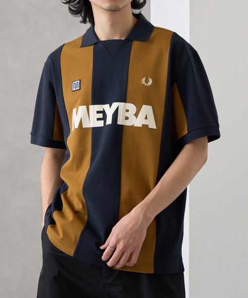 FRED PERRY（フレッドペリー）の「【FRED PERRY】MEYBA CUT AND SEW POLO SHIRT ゲームシャツ サッカー SM2160（ポロシャツ・メンズ・ネイビー/ブラック・S/M/L/XL）」の19枚目の写真