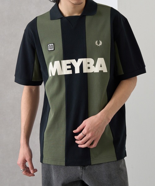 FRED PERRY（フレッドペリー）の「【FRED PERRY】MEYBA CUT AND SEW POLO SHIRT ゲームシャツ サッカー SM2160（ポロシャツ・メンズ・ネイビー/ブラック・S/M/L/XL）」の6枚目の写真