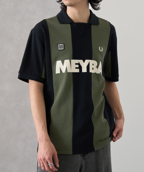 FRED PERRY（フレッドペリー）の「【FRED PERRY】MEYBA CUT AND SEW POLO SHIRT ゲームシャツ サッカー SM2160（ポロシャツ・メンズ・ネイビー/ブラック・S/M/L/XL）」の7枚目の写真