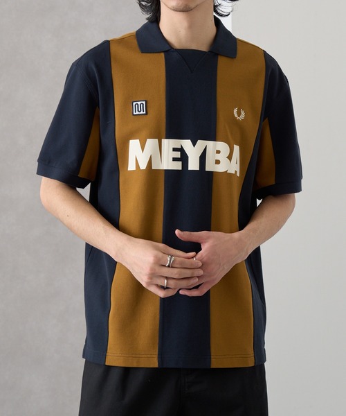 FRED PERRY（フレッドペリー）の「【FRED PERRY】MEYBA CUT AND SEW POLO SHIRT ゲームシャツ サッカー SM2160（ポロシャツ・メンズ・ネイビー/ブラック・S/M/L/XL）」の17枚目の写真