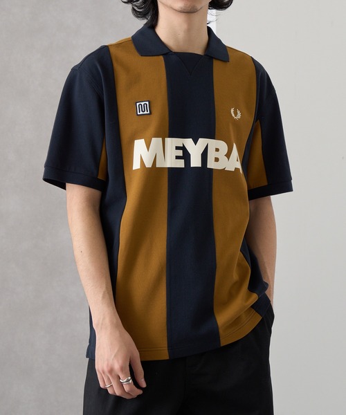 FRED PERRY（フレッドペリー）の「【FRED PERRY】MEYBA CUT AND SEW POLO SHIRT ゲームシャツ サッカー SM2160（ポロシャツ・メンズ・ネイビー/ブラック・S/M/L/XL）」の18枚目の写真