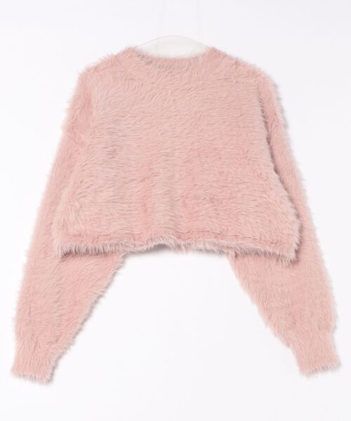 flower（フラワー）の「フラッフィーシャギーニット（ニット/セーター・レディース・アイボリー/ピンク/ベージュ・FREE）」の8枚目の写真