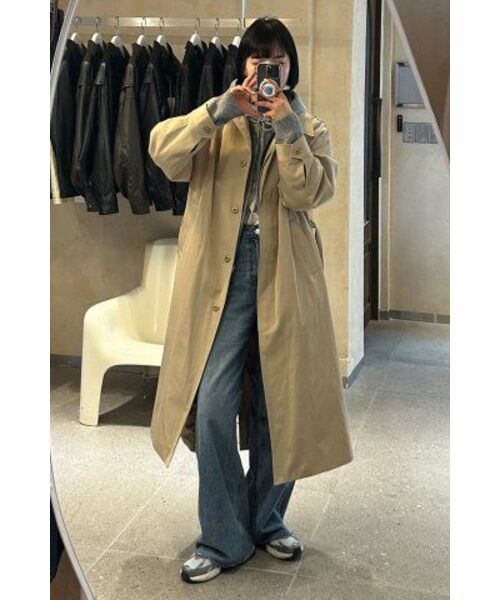 SIYAZU（シヤジュ）の「SIOT4102 ノーブルマックコート_ベージュ（トレンチコート・レディース・Beige・ONE）」の3枚目の写真