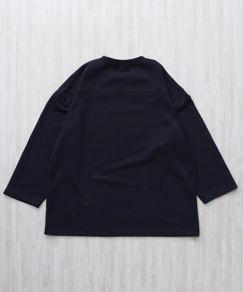 The Endless Summer（エンドレスサマー）の「TES CALIFORNIA FOOT BALL T-SHIRT 9SLEEVE / フットボールTシャツ  ９分袖（Tシャツ/カットソー・メンズ・ホワイト/イエロー/ネイビー/ブラック・SMALL/MEDIUM/LARGE/X-LARGE）」の10枚目の写真