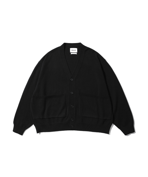 Lazy Pocket Cardigan — кардиган с карманом, чёрный