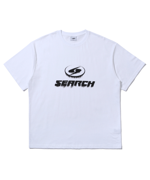 SEARCH410(サーチ410)の「ブリードロゴ 半袖Tシャツ ホワイト-ブラック(Tシャツ/カットソー・メンズ・その他・MEDIUM)」の1枚目の写真