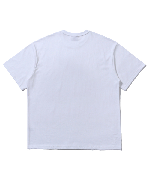 SEARCH410(サーチ410)の「ブリードロゴ 半袖Tシャツ ホワイト-ブラック(Tシャツ/カットソー・メンズ・その他・MEDIUM)」の2枚目の写真
