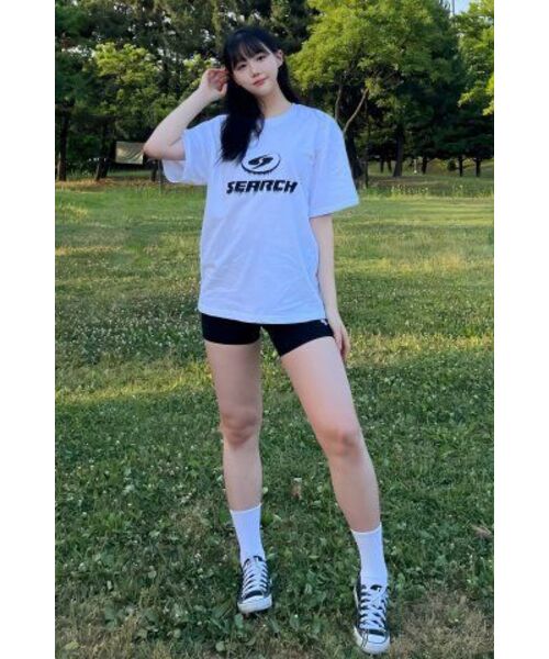 SEARCH410(サーチ410)の「ブリードロゴ 半袖Tシャツ ホワイト-ブラック(Tシャツ/カットソー・メンズ・その他・MEDIUM)」の5枚目の写真