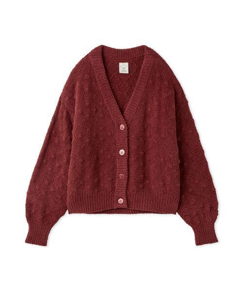 gelato pique（ジェラートピケ）の「柄編みカーディガン（ルームウェア