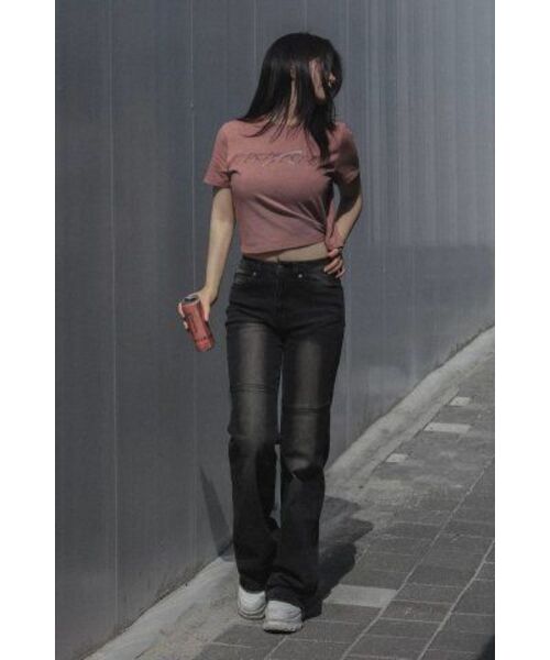 LEATHERY（レザリー）の「ヴィンテージコントラストブーツカットデニム[ブラック]（デニムパンツ・レディース・その他・SMALL/MEDIUM/LARGE/X-SMALL）」の12枚目の写真