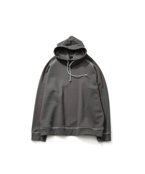 HORLISUN(ホーリーサン)の「Willow Funnel Stitch Raglan Hoodie Charcoal(パーカー・レディース・その他・LARGE/MEDIUM/SMALL)」の1枚目の写真