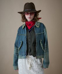 PENFIELD（ペンフィールド）の「ウィメンズサシコウェスタントラッカージャケットインディゴ_FR1WJ30F（デニムジャケット）」