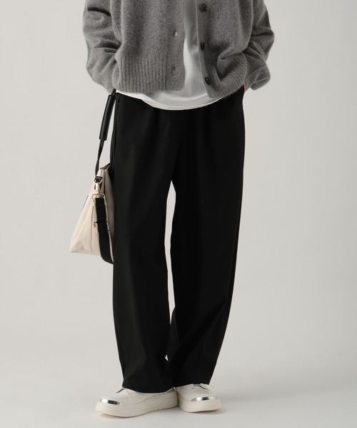 Elura（エルーラ）の「TRストレッチワイドパンツ/637808（その他パンツ・レディース・グレー/ブラック/ベージュ・MEDIUM/LARGE）」の2枚目の写真