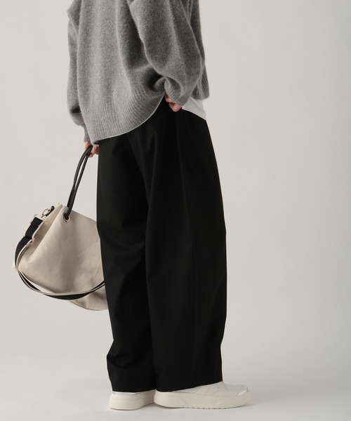 Elura（エルーラ）の「TRストレッチワイドパンツ/637808（その他パンツ・レディース・グレー/ブラック/ベージュ・MEDIUM/LARGE）」の8枚目の写真