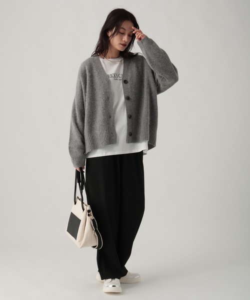 Elura（エルーラ）の「TRストレッチワイドパンツ/637808（その他パンツ・レディース・グレー/ブラック/ベージュ・MEDIUM/LARGE）」の6枚目の写真