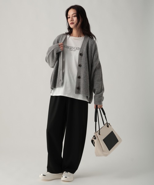 Elura（エルーラ）の「TRストレッチワイドパンツ/637808（その他パンツ・レディース・グレー/ブラック/ベージュ・MEDIUM/LARGE）」の7枚目の写真