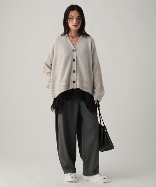 Elura（エルーラ）の「TRストレッチワイドパンツ/637808（その他パンツ・レディース・グレー/ブラック/ベージュ・MEDIUM/LARGE）」の11枚目の写真