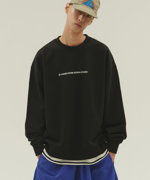 CAMEL WORK(キャメルワーク)の「カメルスタジオロゴスウェットシャツ(ブラック)(スウェット・メンズ・その他・MEDIUM/LARGE/X-LARGE)」の1枚目の写真