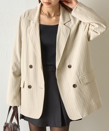 COLONY 2139 | 【セットアップ対応】ストライプダブルテーラードジャケット(テーラードジャケット)