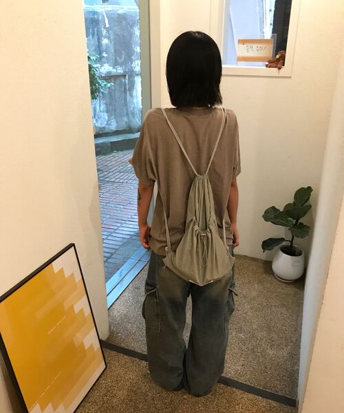 PARAKEET（パラキート）の「クリンクルジムバッグ（ライトグレー）（バックパック/リュック・レディース・その他・F）」の18枚目の写真