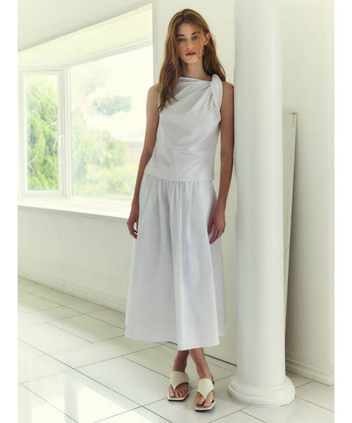 フルボリュームスカート、ホワイト