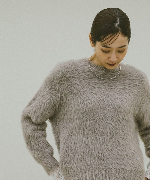 新品 シャギークルーネックプルオーバー JOURNAL STANDARD（ジャーナルスタンダード） ニット セーター 「WEB