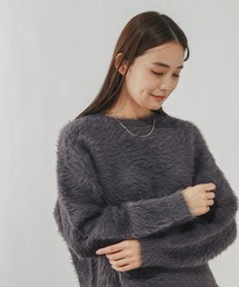 GLOBAL WORK | シャギークルーネックプルオーバー/611263(ニット/セーター)