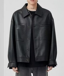 MGV（エムジーヴィー）の「レザーブルゾン（ブルゾン）」