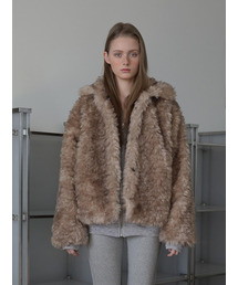 SOFT SEOUL（ソフトソウル）の「Puppy Fur Jacket_Brown（ムートンコート）」