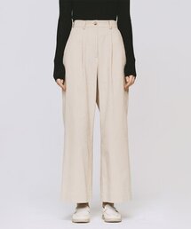 MONOPHOBIA（モノフォビア）の「コットンワイドドリームパンツベージュ コットンワイドパンツ（その他パンツ）」