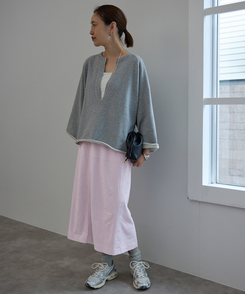 SLOBE IENA（スローブイエナ）の「カラースエードタイトスカート（スカート・レディース・サックスブルー/ダークパープル・FREE）」の18枚目の写真