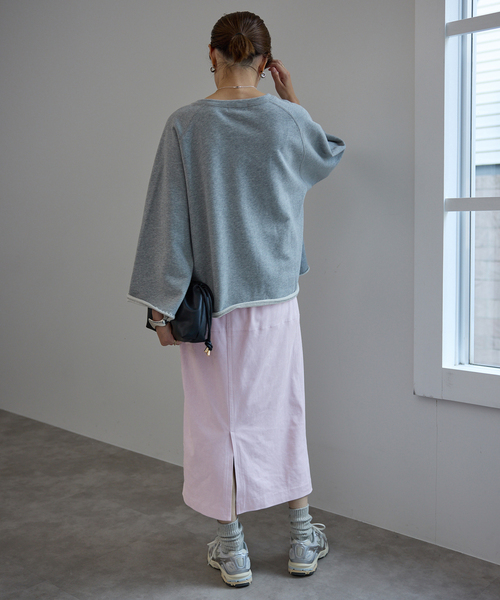 SLOBE IENA（スローブイエナ）の「カラースエードタイトスカート（スカート・レディース・サックスブルー/ダークパープル・FREE）」の20枚目の写真