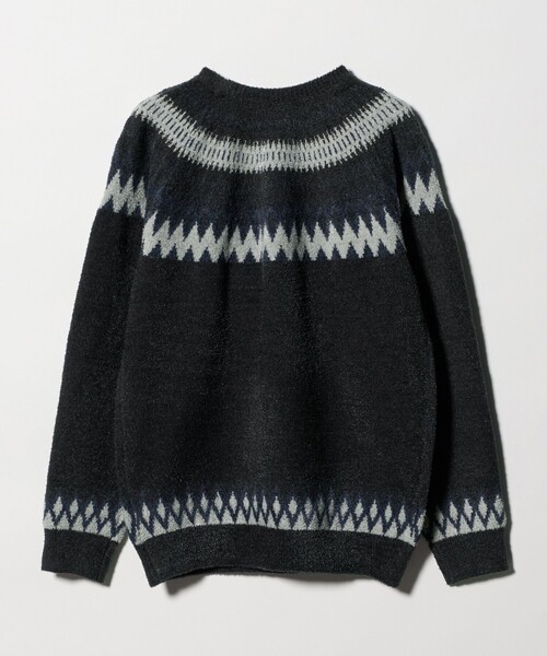 今期物　ユナイテッドアローズ ニット フェザーヤーン ノルディック ニット-ウォッシャブル-＜A DAY IN THE